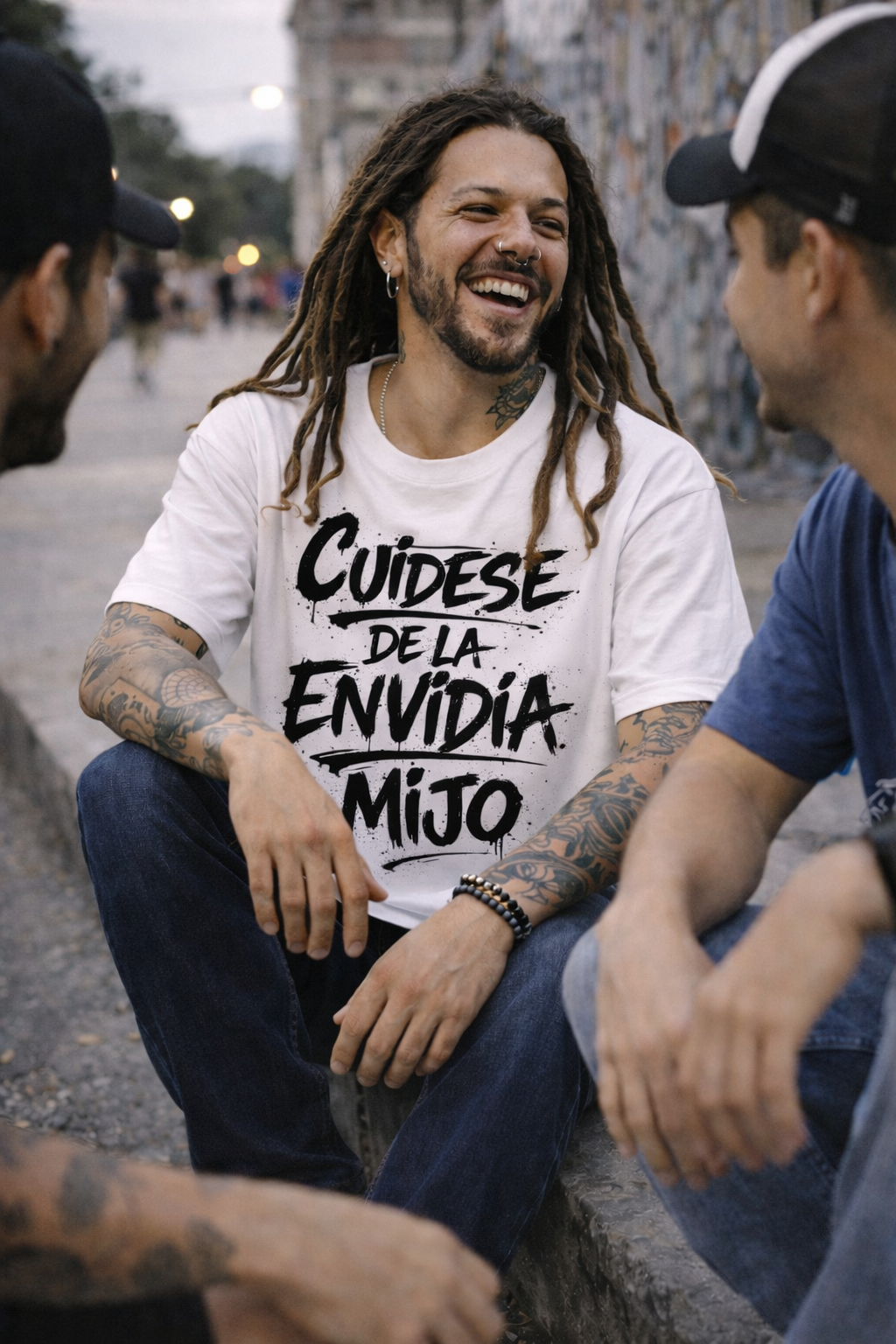 Camiseta Oversize - Cuidese de la envidia mijo