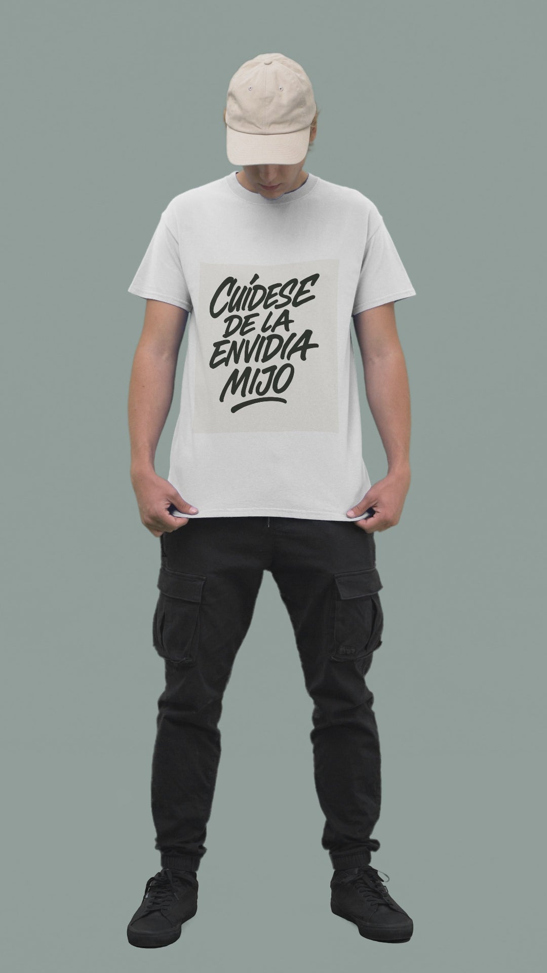 Camiseta para hombre "Cuídese de la envidia mijo"