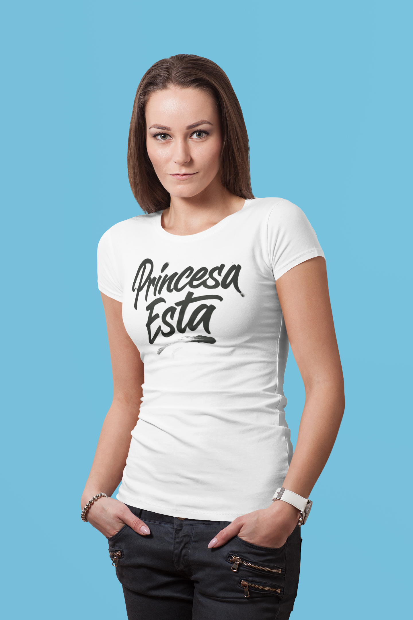 Camiseta para mujer "Princesa esta"